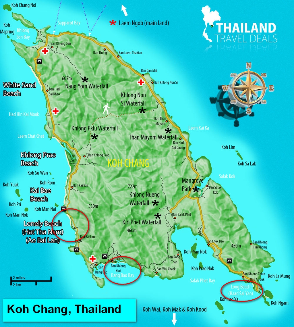 Karte Von Koh Chang | creactie